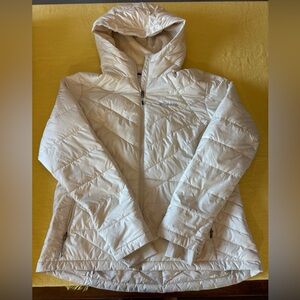 Women's cream Columbia puffer Jacket